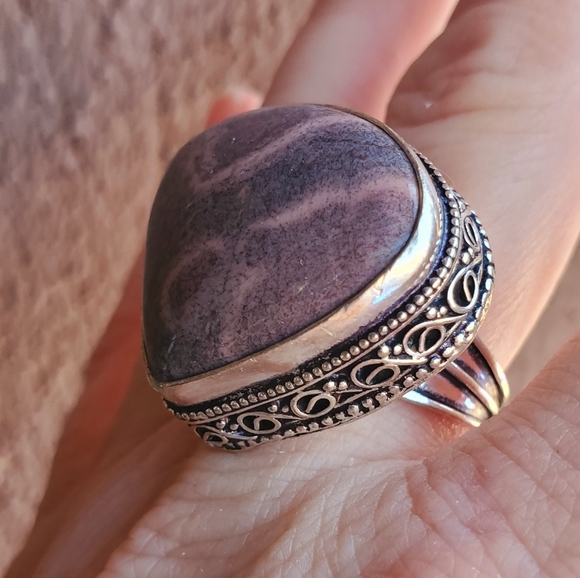New Mookaite Jasper 925 Silver Ring. - Picture 4 of 16